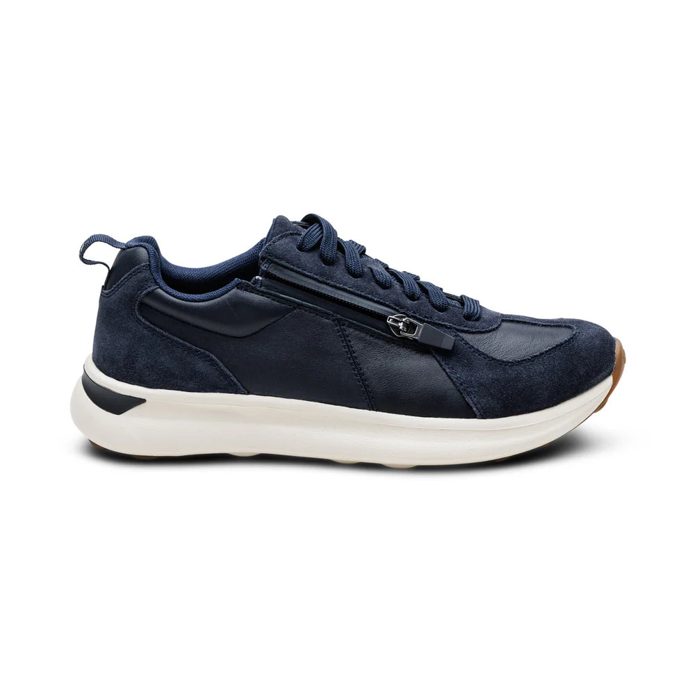 AETREX WOMEN'S ELISE LACE UP SNEAKERS NAVY AF155W - Aetrex Middle East