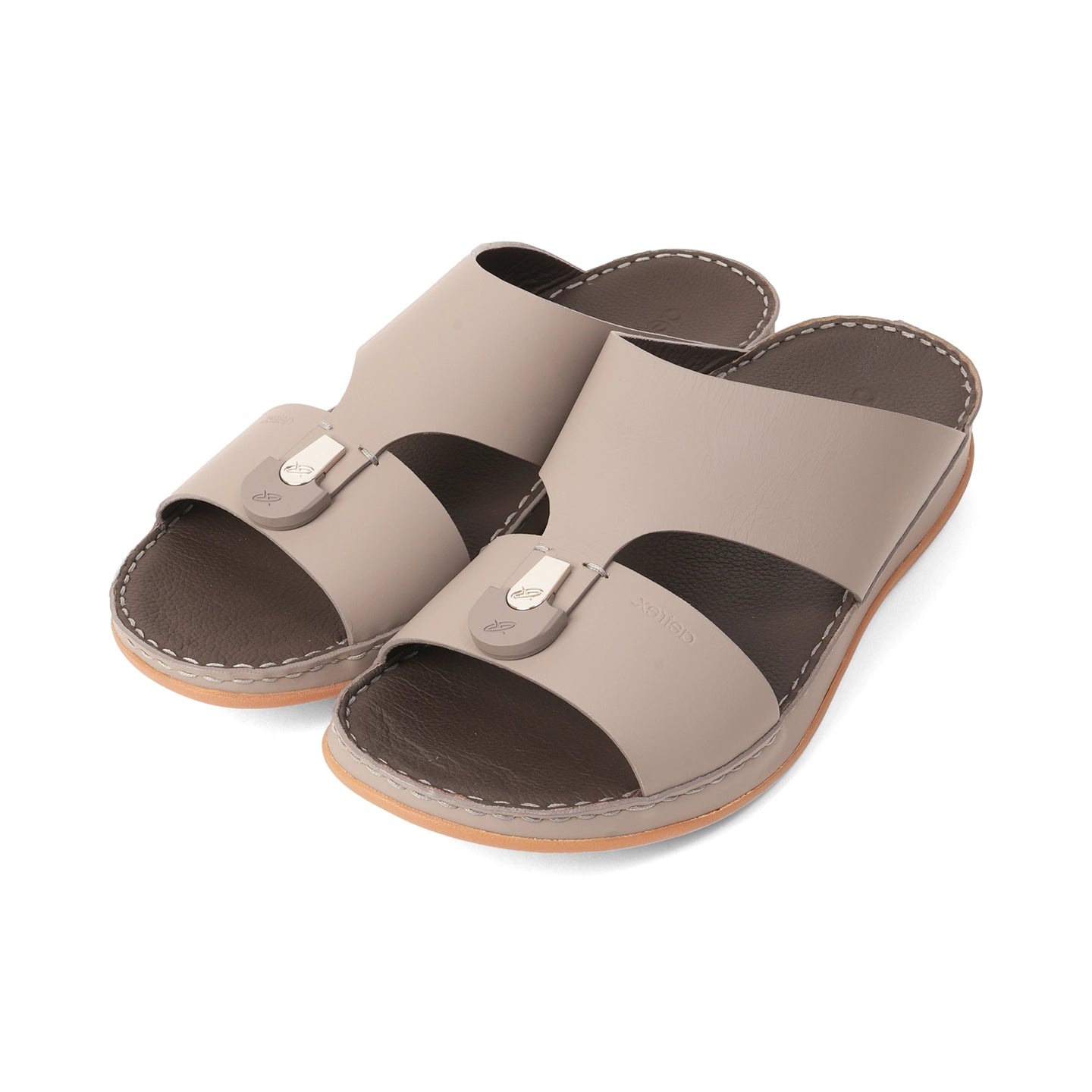 Aetrex Modern heritage Authentic Arabic Sandals - Stone - Aetrex Middle East