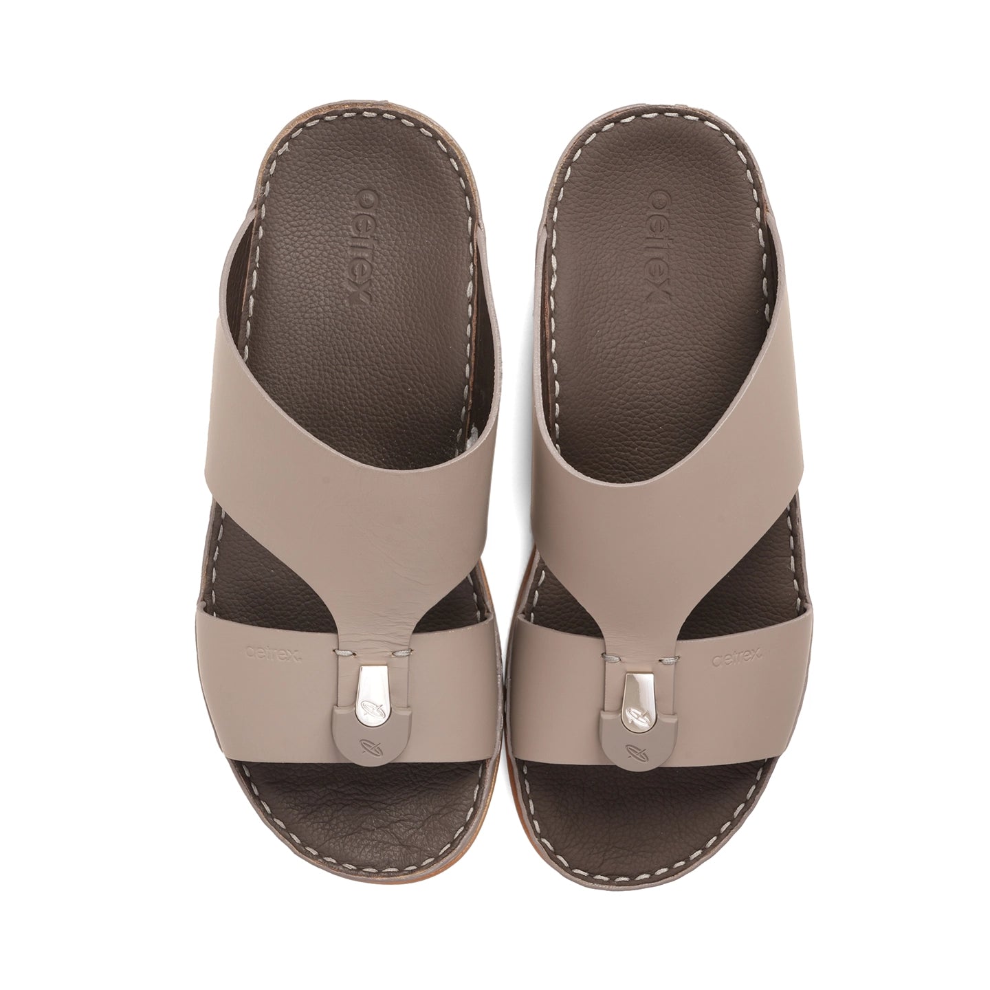 Aetrex Modern heritage Authentic Arabic Sandals - Stone - Aetrex Middle East