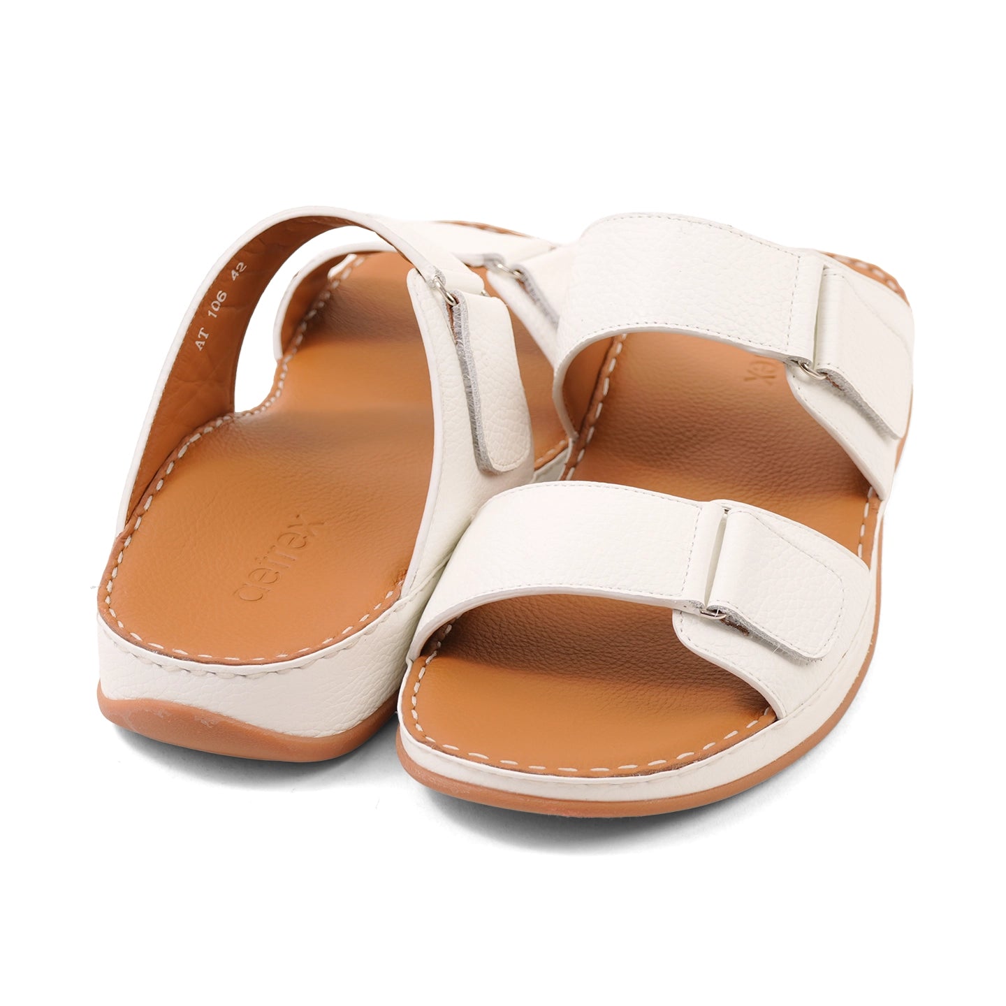 Aetrex Premium Comfort Arabic Sandals White - Aetrex Middle East