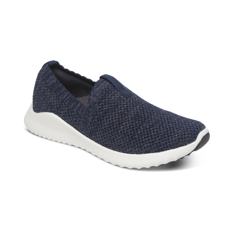 Angie Arch Support Sneakers Navy - Aetrex Middle East