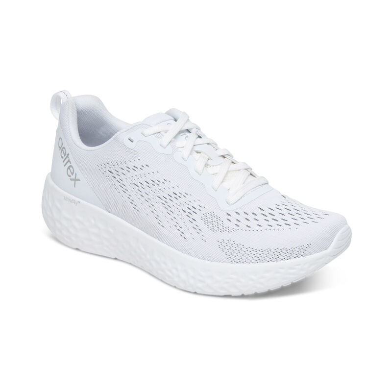 Danika Arch Support Sneakers White - Aetrex Middle East