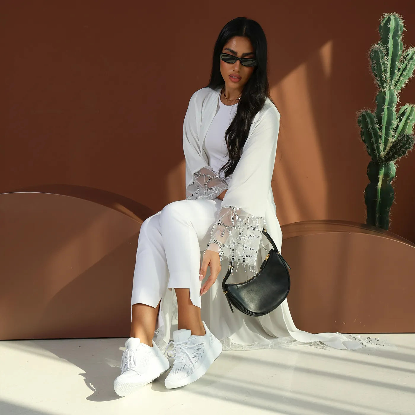 Danika Arch Support Sneakers White - Aetrex Middle East