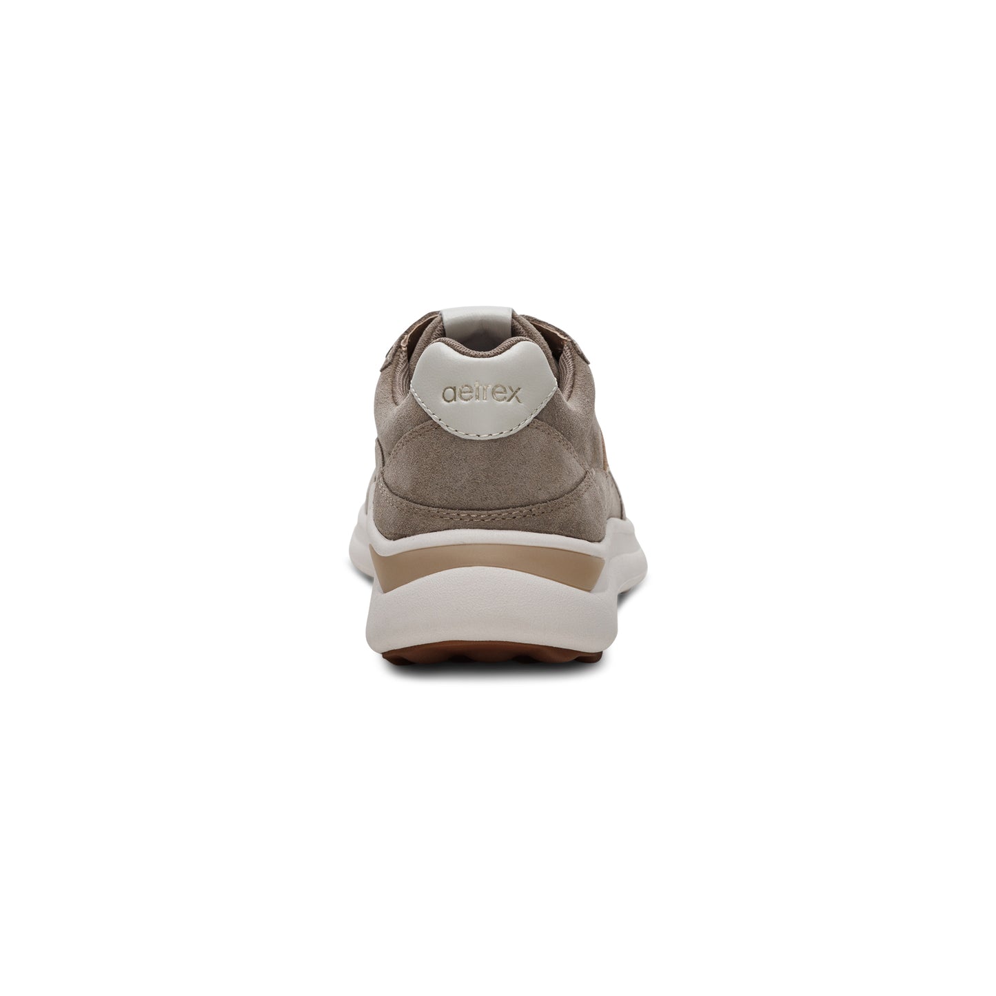 Emily Lace Up Sneakers Taupe - Aetrex Middle East