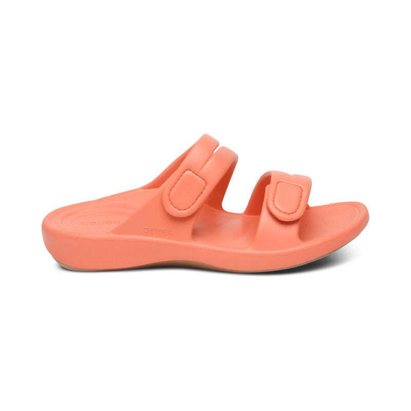 Janey Sport Women Slides Coral - Aetrex Middle East