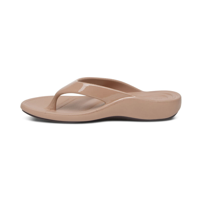 Maui Orthotic Flips Women - Mocha - Aetrex Middle East