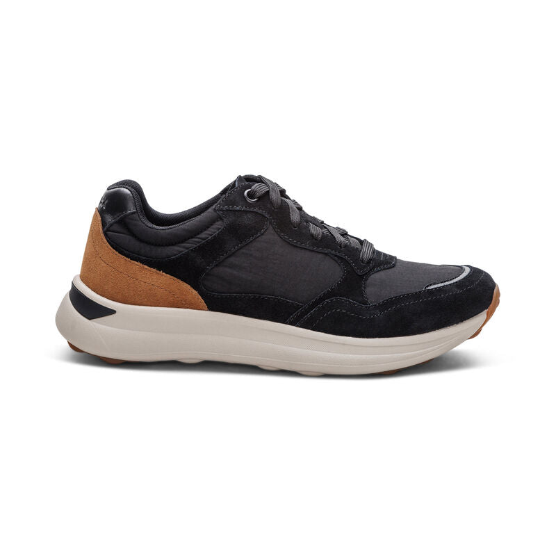 Molly Lace Up Women Sneakers Black - Aetrex Middle East