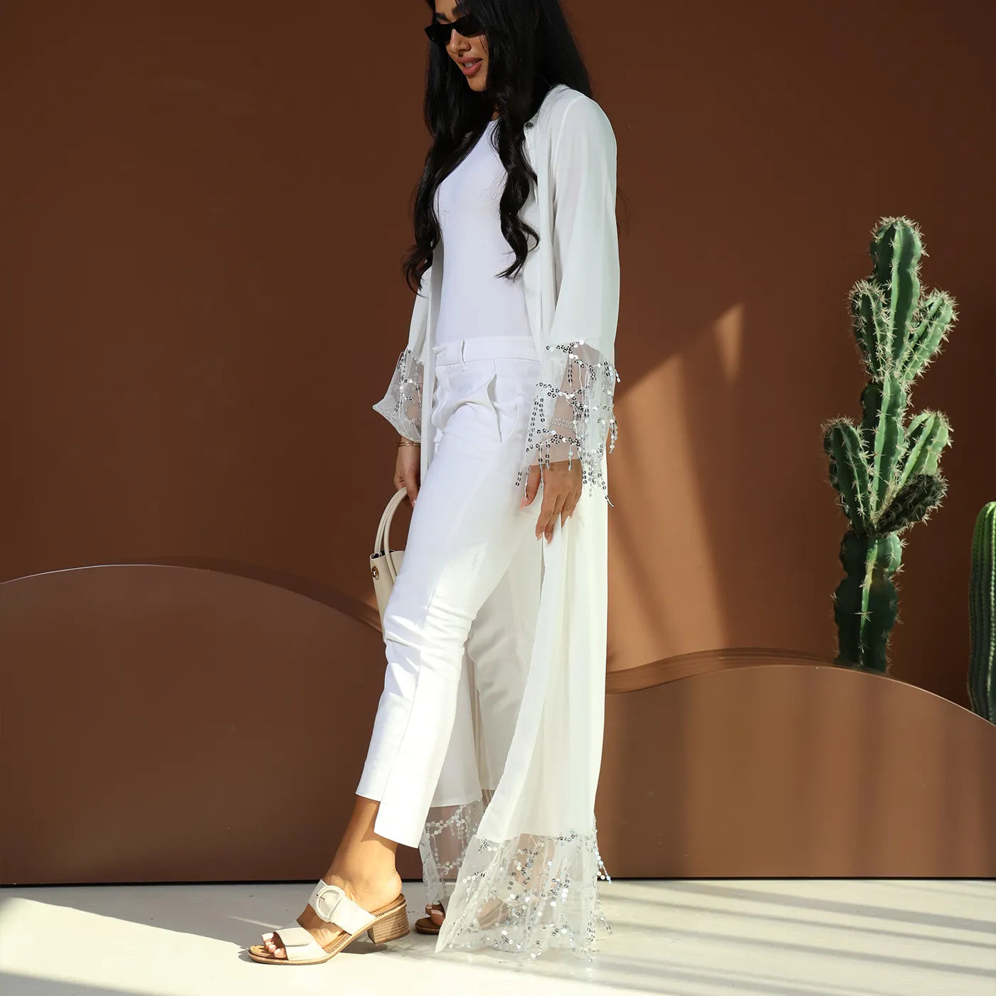 Tatiana Arch Support Heel Block Wedge Ivory - Aetrex Middle East