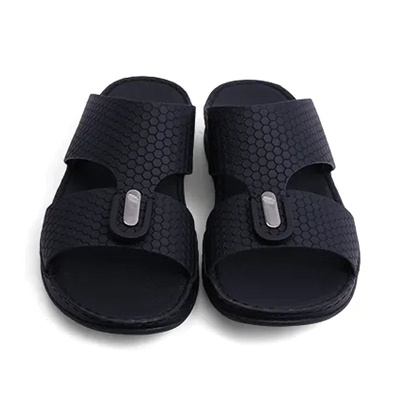 Timeless Unlined Hammered Men Classic Arabic Sandals Black - Aetrex Middle East