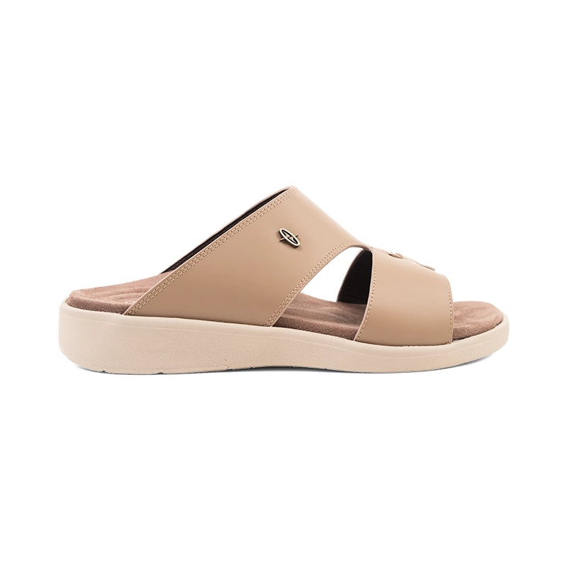 Aetrex Men's Traditional Sandals with Soft Suede-Touch Footbed - Earth