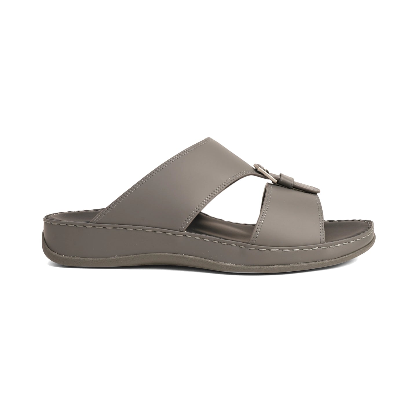 Aetrex Dual Trim Straps Men's Arabic Sandals - Grey