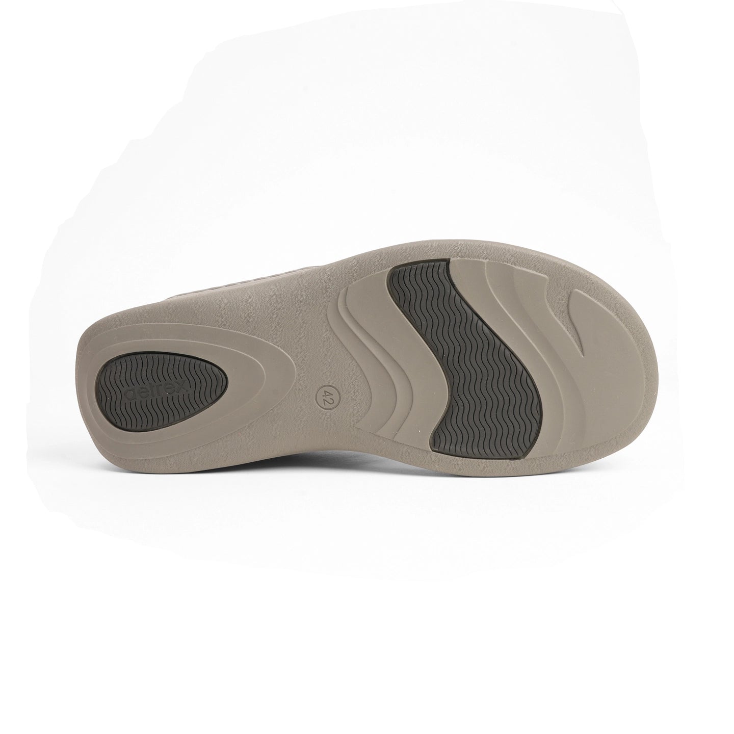 Aetrex Dual Trim Straps Men's Arabic Sandals - Grey