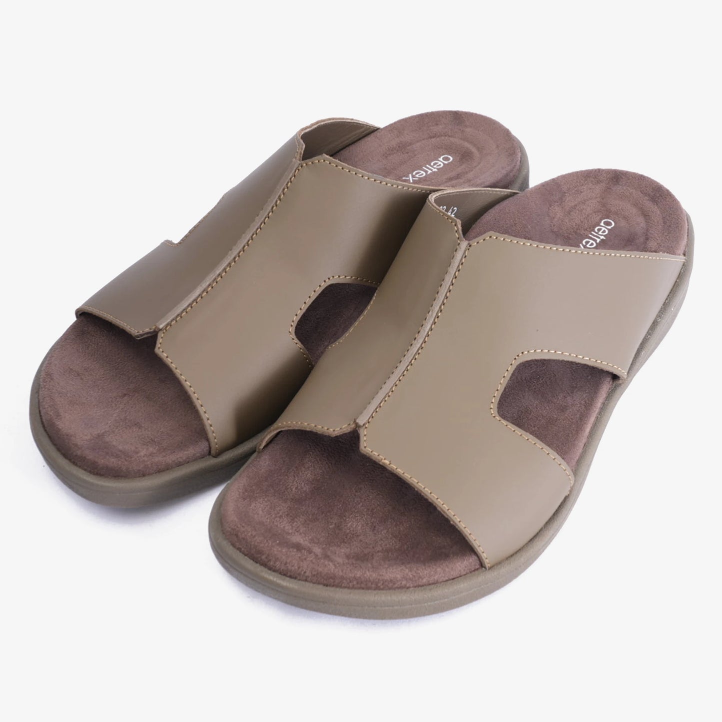 Aetrex classic sandals with a comfortable footbed Truffle