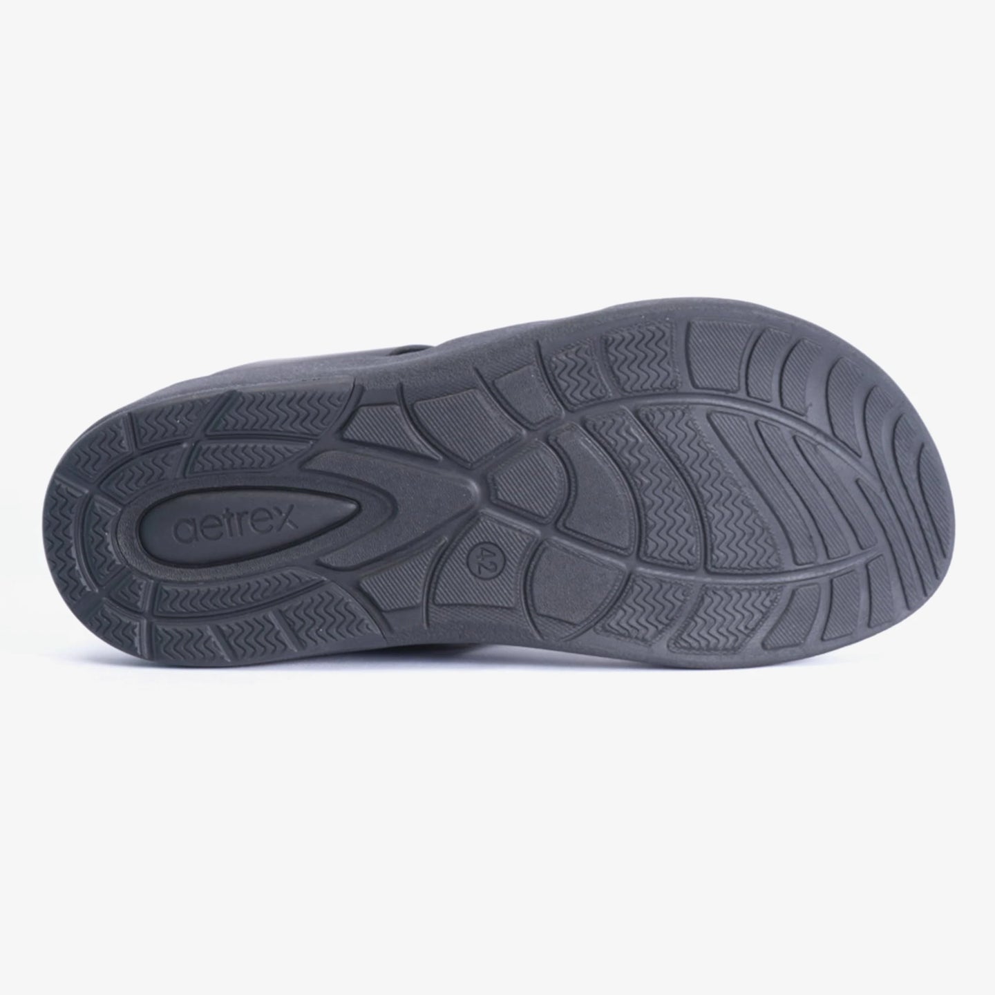 Aetrex cushioned footbed Arabic Sandal Navy