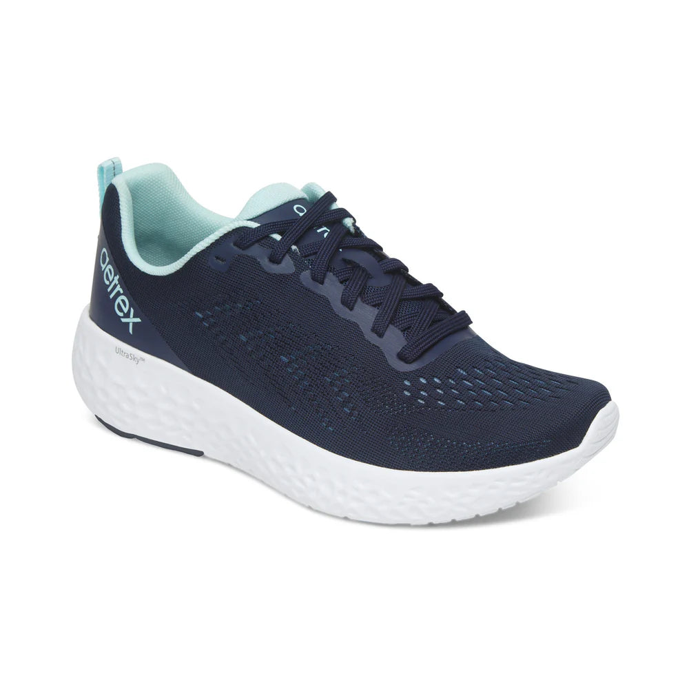 AETREX DANICA LACE UP NAVY LADIES SPORTS SHOES NAVY AP105W - Aetrex Middle East