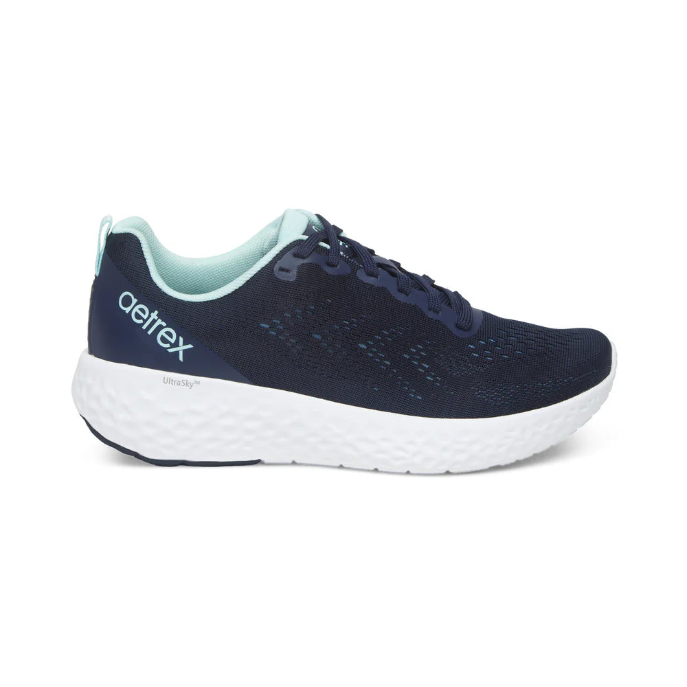 AETREX DANICA LACE UP NAVY LADIES SPORTS SHOES NAVY AP105W - Aetrex Middle East