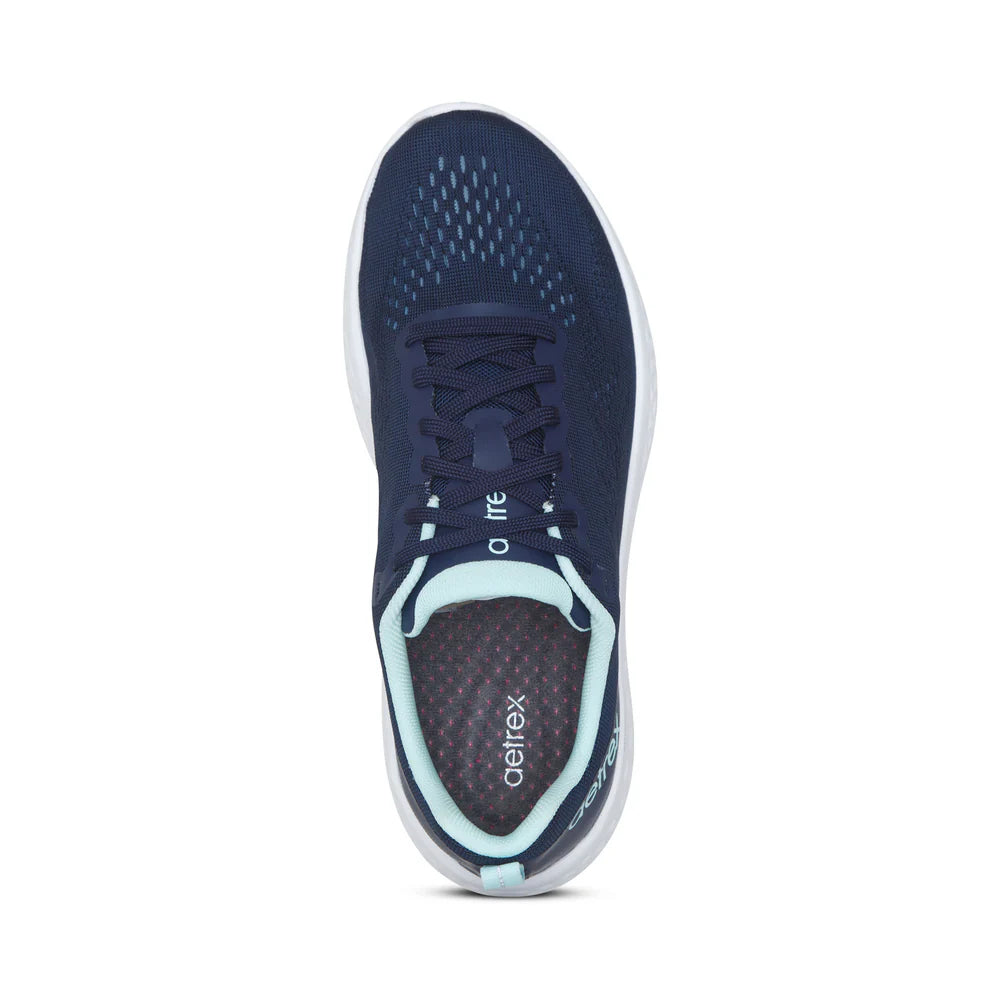 AETREX DANICA LACE UP NAVY LADIES SPORTS SHOES NAVY AP105W - Aetrex Middle East