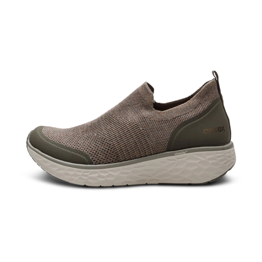 AETREX MENS DASH SPORTS SHOES TAUPE- AP954M - Aetrex Middle East