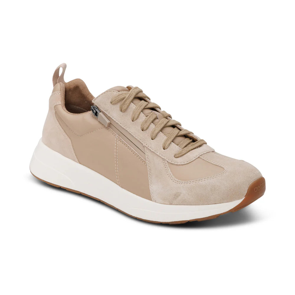 AETREX MENS MILES LACE UP SNEAKERS TAN-AM266M - Aetrex Middle East