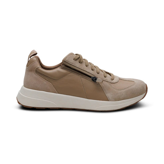 AETREX MENS MILES LACE UP SNEAKERS TAN-AM266M - Aetrex Middle East