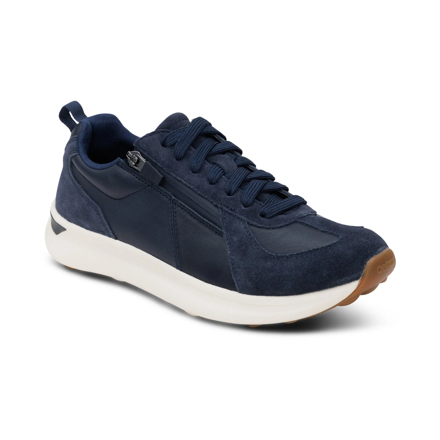 AETREX WOMEN'S ELISE  LACE UP SNEAKERS NAVY AF155W - Aetrex Middle East