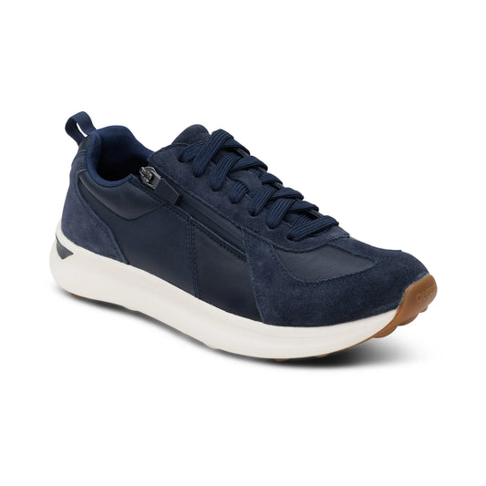 AETREX WOMEN'S ELISE  LACE UP SNEAKERS NAVY AF155W - Aetrex Middle East