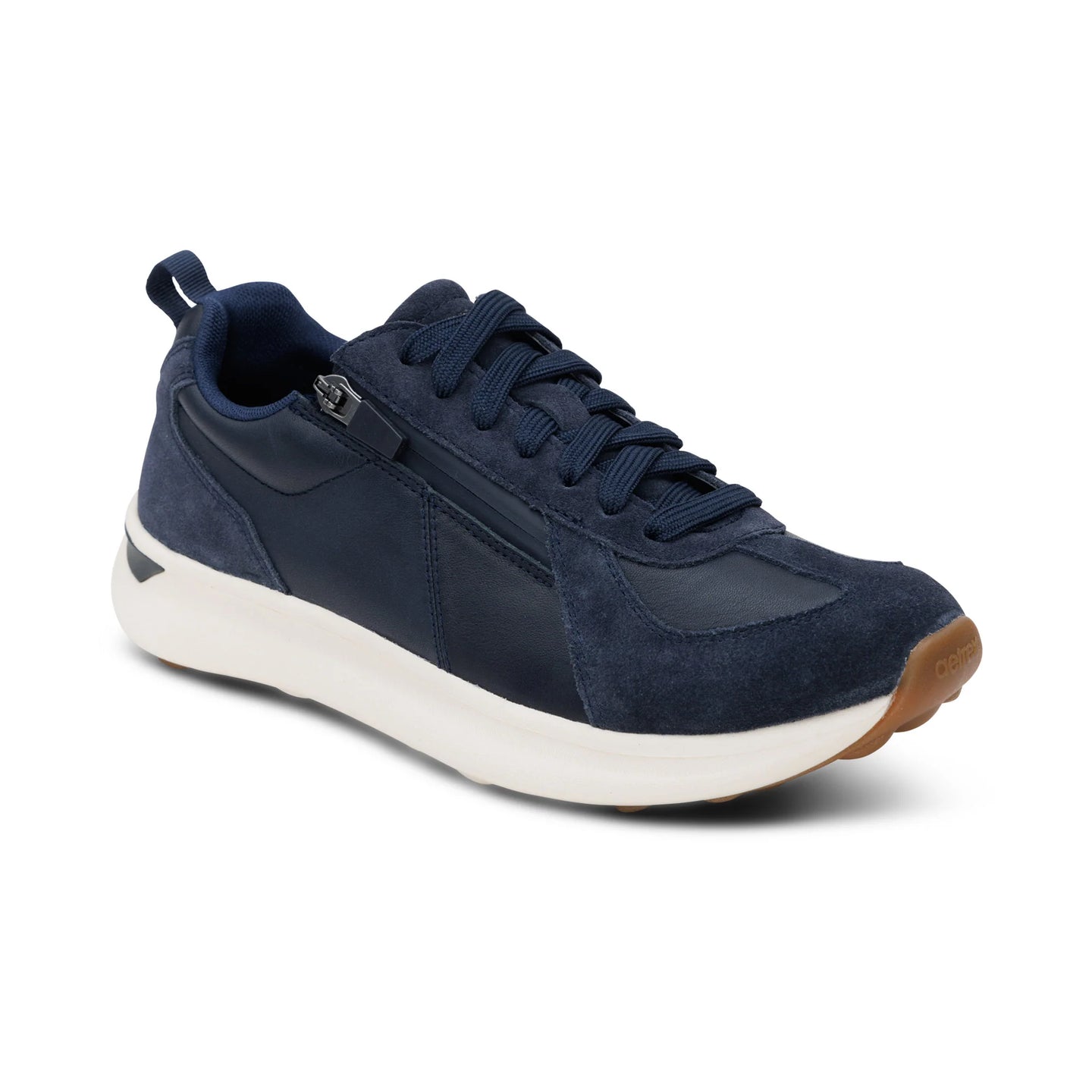 AETREX WOMEN'S ELISE  LACE UP SNEAKERS NAVY AF155W - Aetrex Middle East