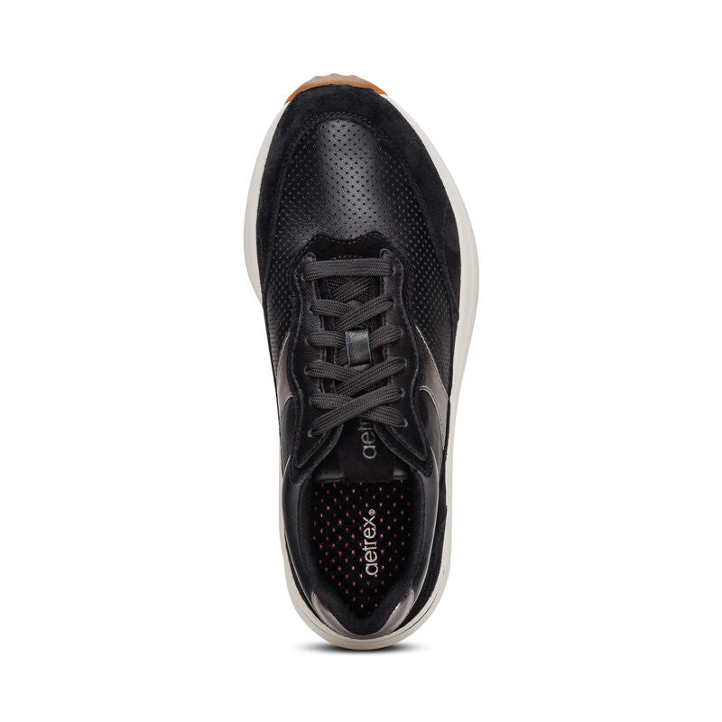 Emily Lace Up Sneakers Black