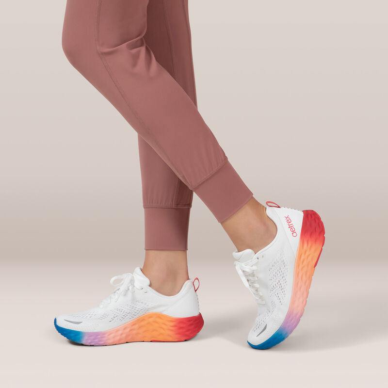 Danika Arch Support Sneaker White-Ombre