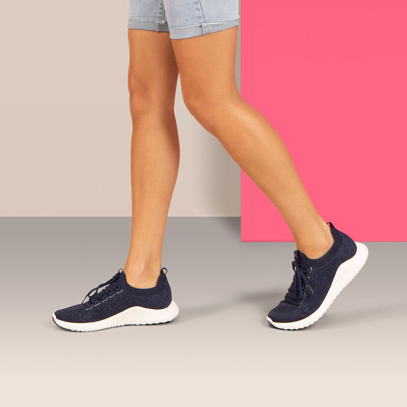 Carly Arch Support Sneakers Navy