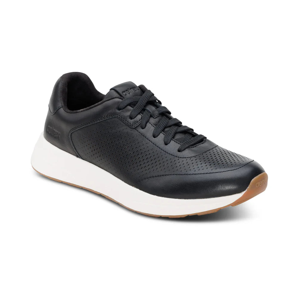 Aetrex Drew Arch Support Sneakers - Black - Aetrex Middle East