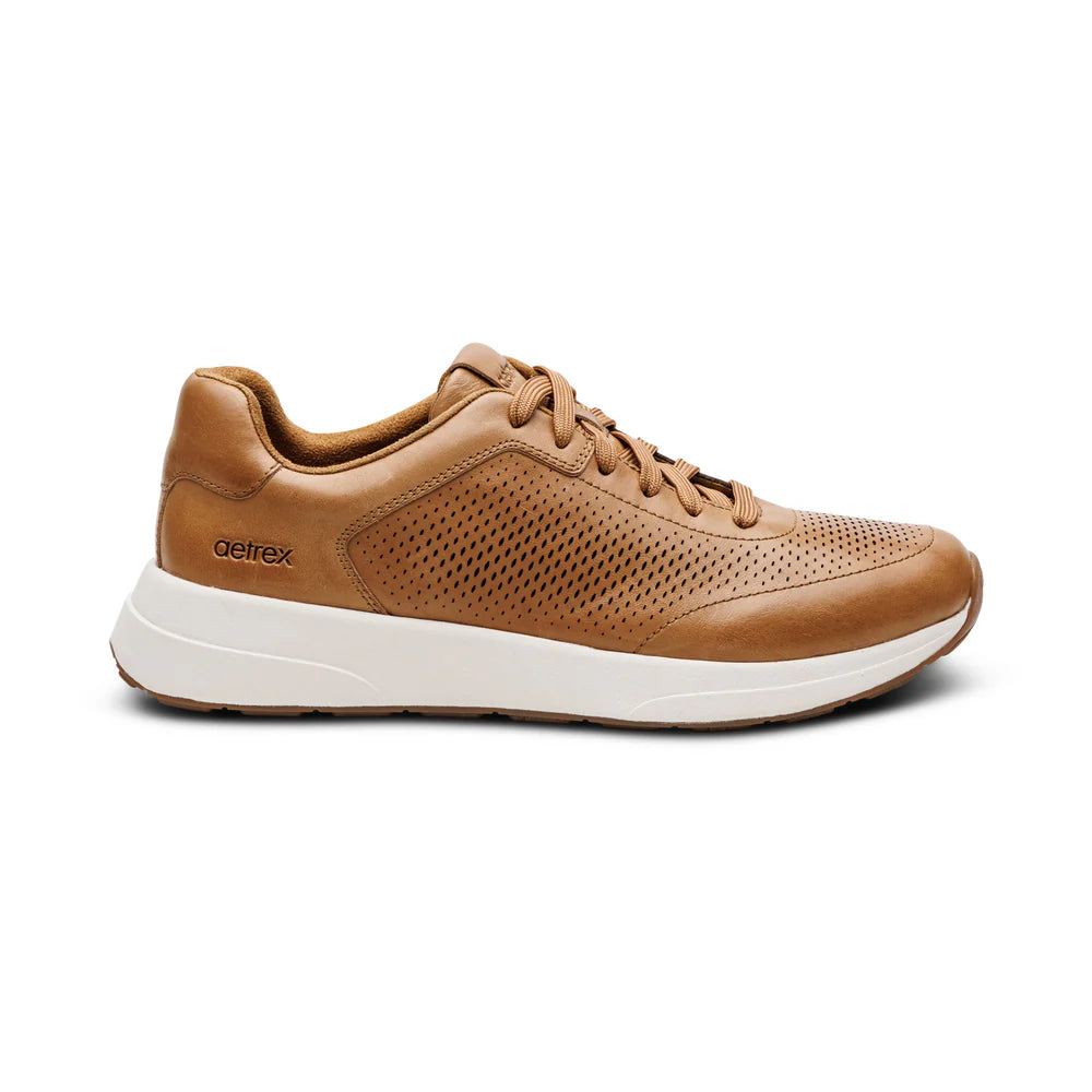 Aetrex Drew Arch Support Sneakers - Tan - Aetrex Middle East