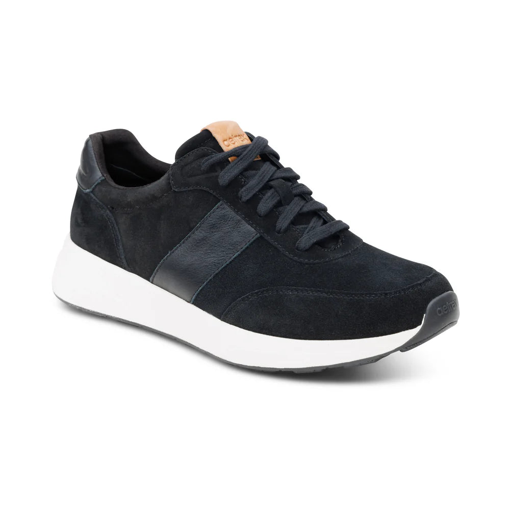 Aetrex Graham Arch Support Sneakers - Black - Aetrex Middle East