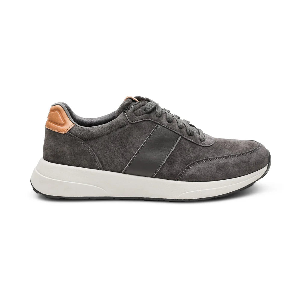 Aetrex Graham Arch Support Sneakers - Charcoal - Aetrex Middle East
