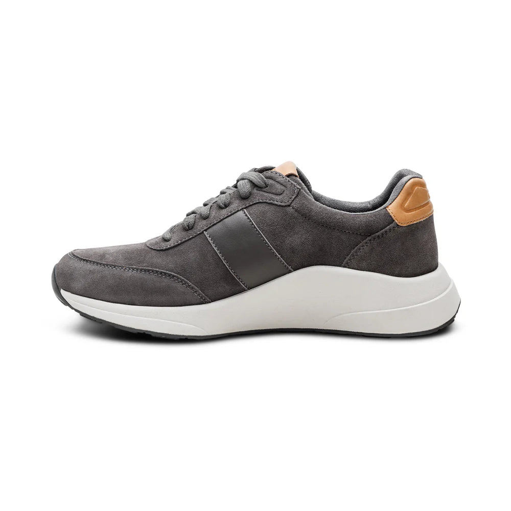 Aetrex Graham Arch Support Sneakers - Charcoal - Aetrex Middle East