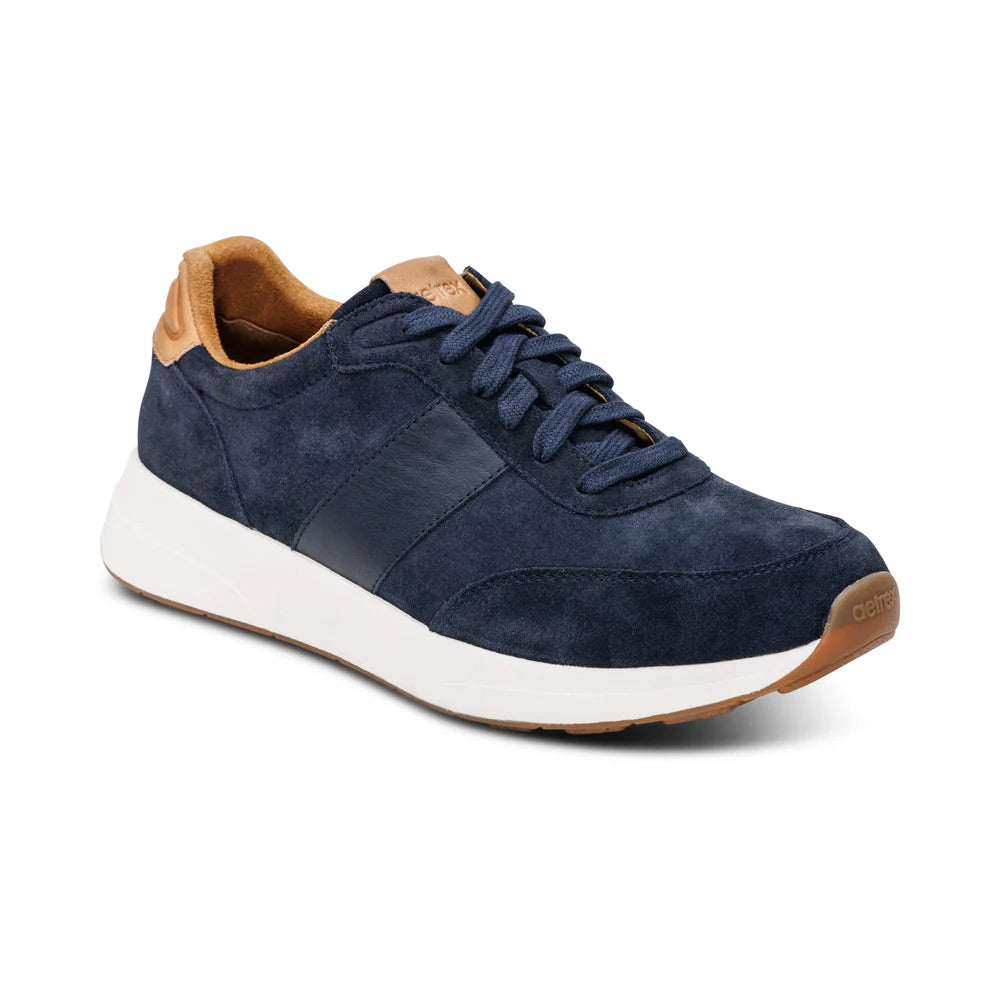 Aetrex Graham Arch Support Sneakers - Navy - Aetrex Middle East