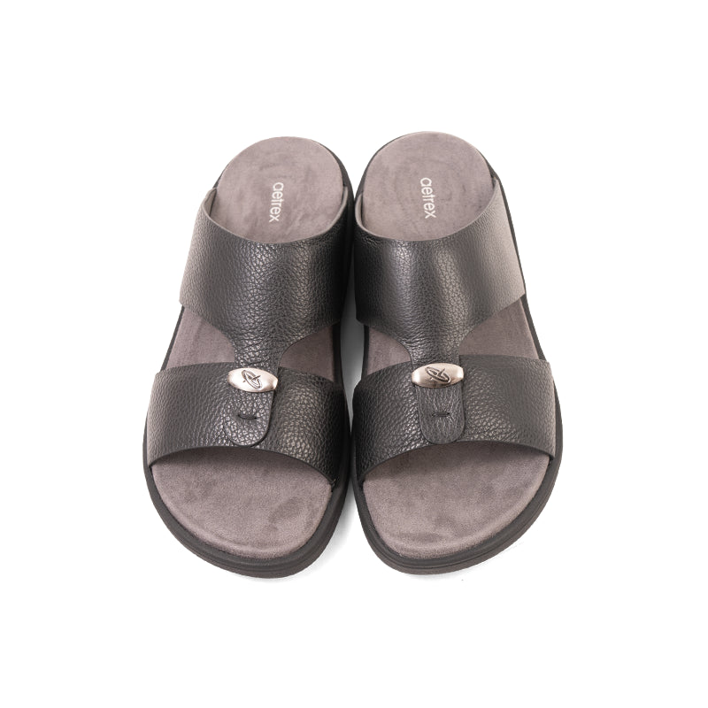 Aetrex Men's Orthopedic Hybrid Sandals - Black - Aetrex Middle East