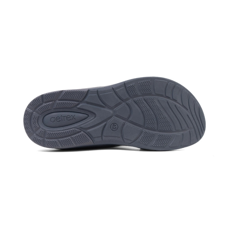 Aetrex Men's Orthopedic Hybrid Sandals - Navy - Aetrex Middle East
