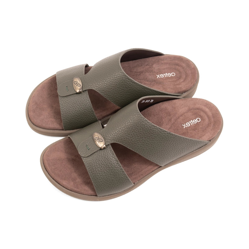Aetrex Men's Orthopedic Hybrid Sandals - Olive - Aetrex Middle East