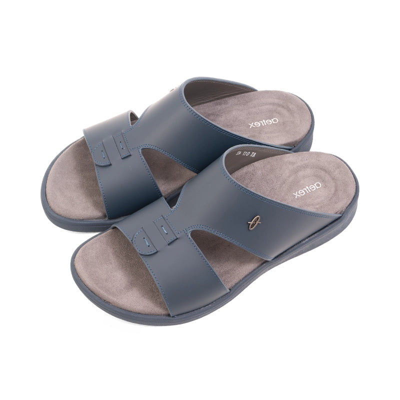 Aetrex Men's Traditional Sandals with Soft Suede-Touch Footbed - Navy - Aetrex Middle East