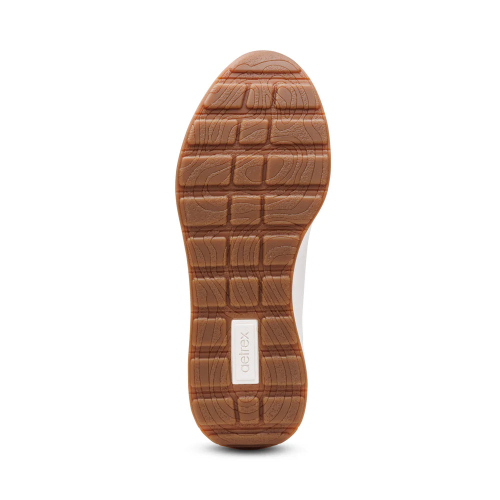 AETREX MENS MILES LACE UP SNEAKERS TAN-AM266M - Aetrex Middle East
