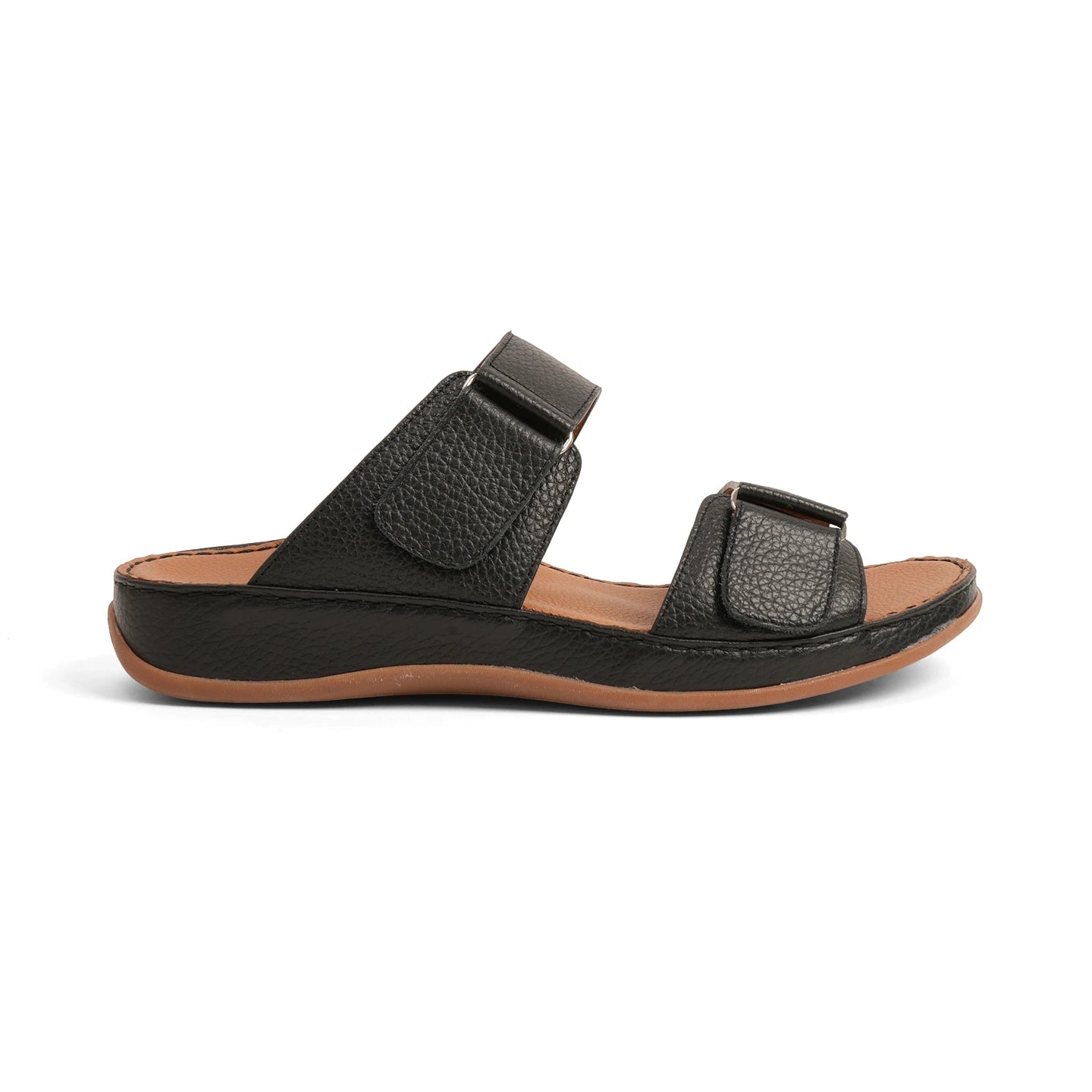 Aetrex Premium Comfort Arabic Sandals Black - Aetrex Middle East