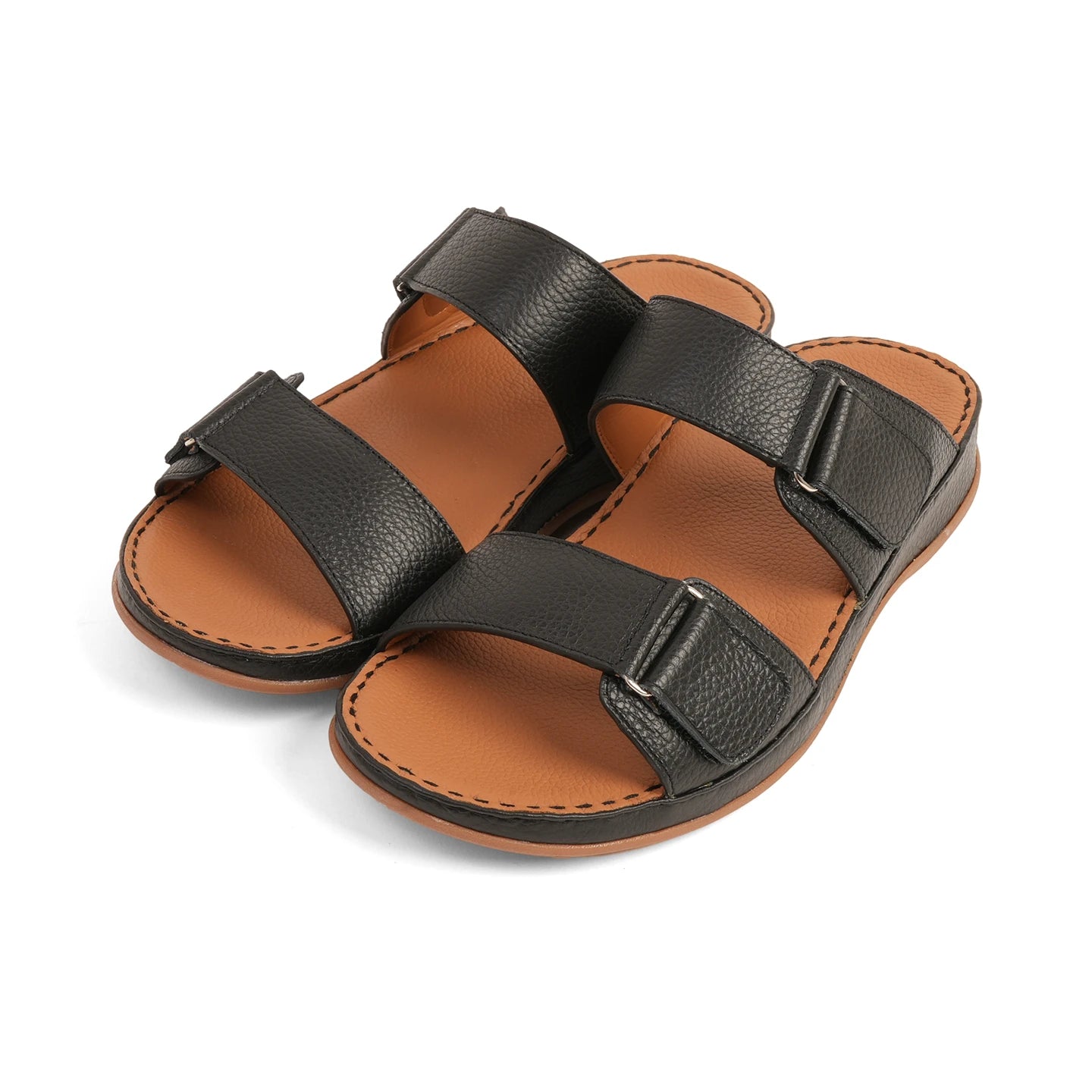Aetrex Premium Comfort Arabic Sandals Black - Aetrex Middle East