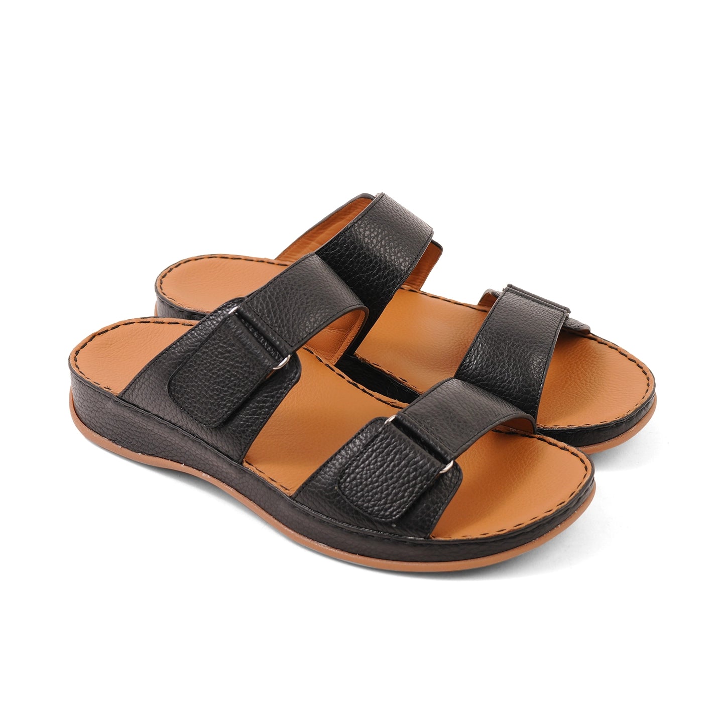 Aetrex Premium Comfort Arabic Sandals Black - Aetrex Middle East