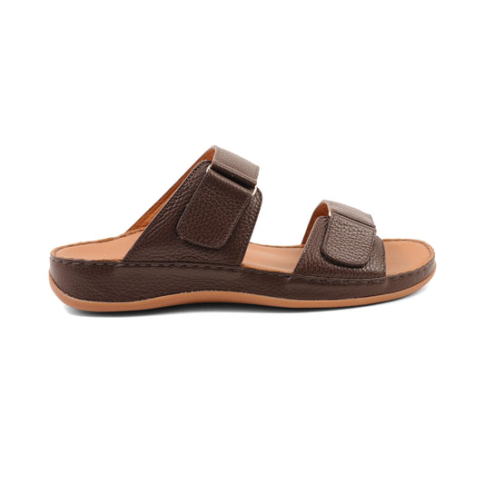 Aetrex Premium Comfort Arabic Sandals Brown - Aetrex Middle East