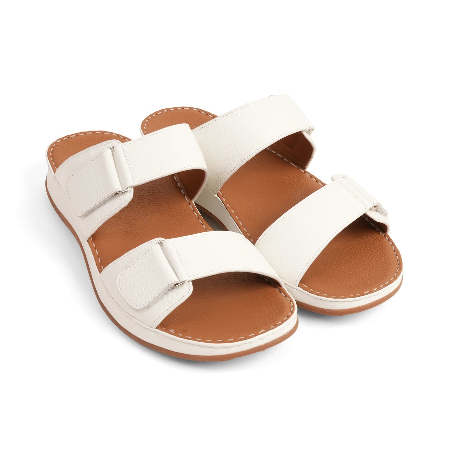 Aetrex Premium Comfort Arabic Sandals White - Aetrex Middle East