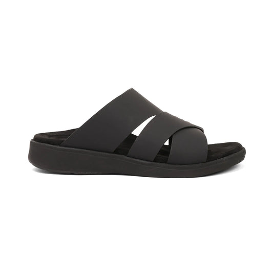 Aetrex Premium Comfort Foot Bed Arabic Sandals Black - Aetrex Middle East