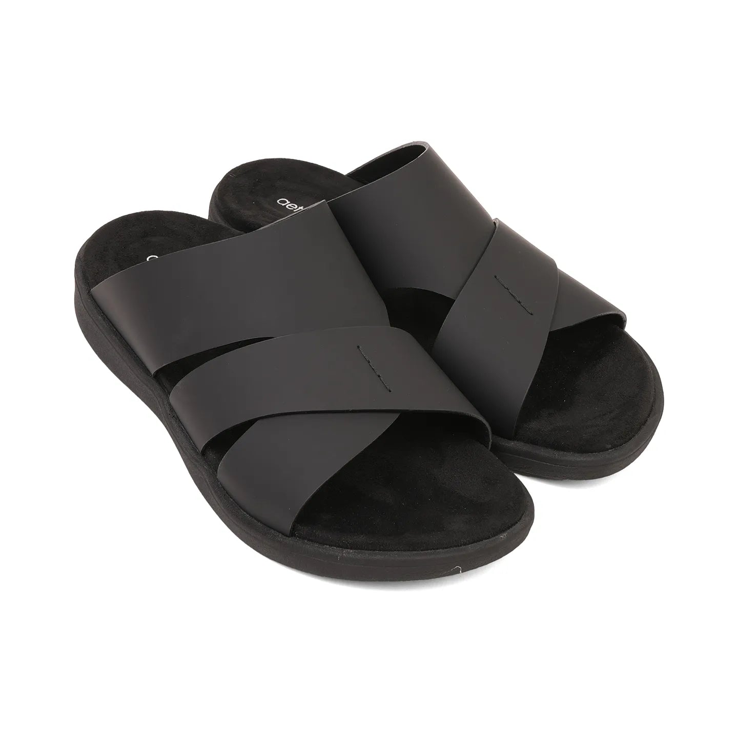 Aetrex Premium Comfort Foot Bed Arabic Sandals Black - Aetrex Middle East