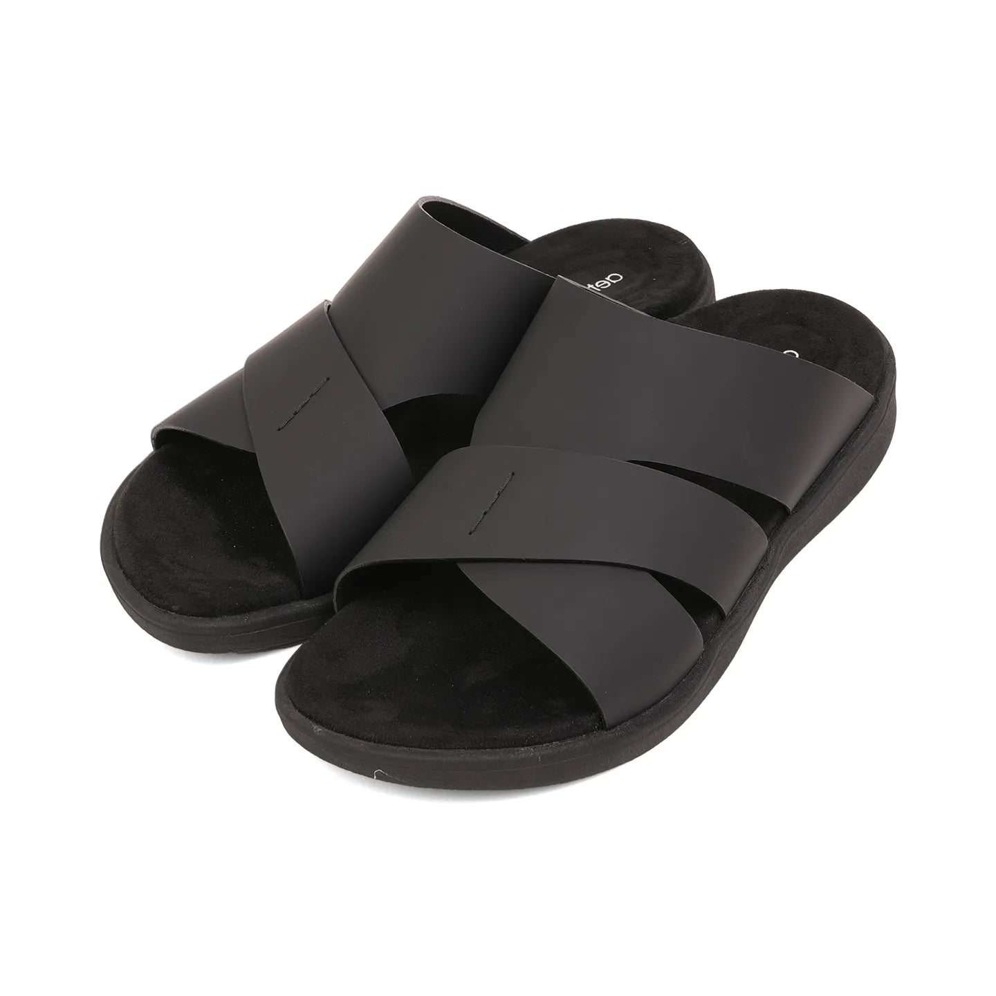 Aetrex Premium Comfort Foot Bed Arabic Sandals Black - Aetrex Middle East