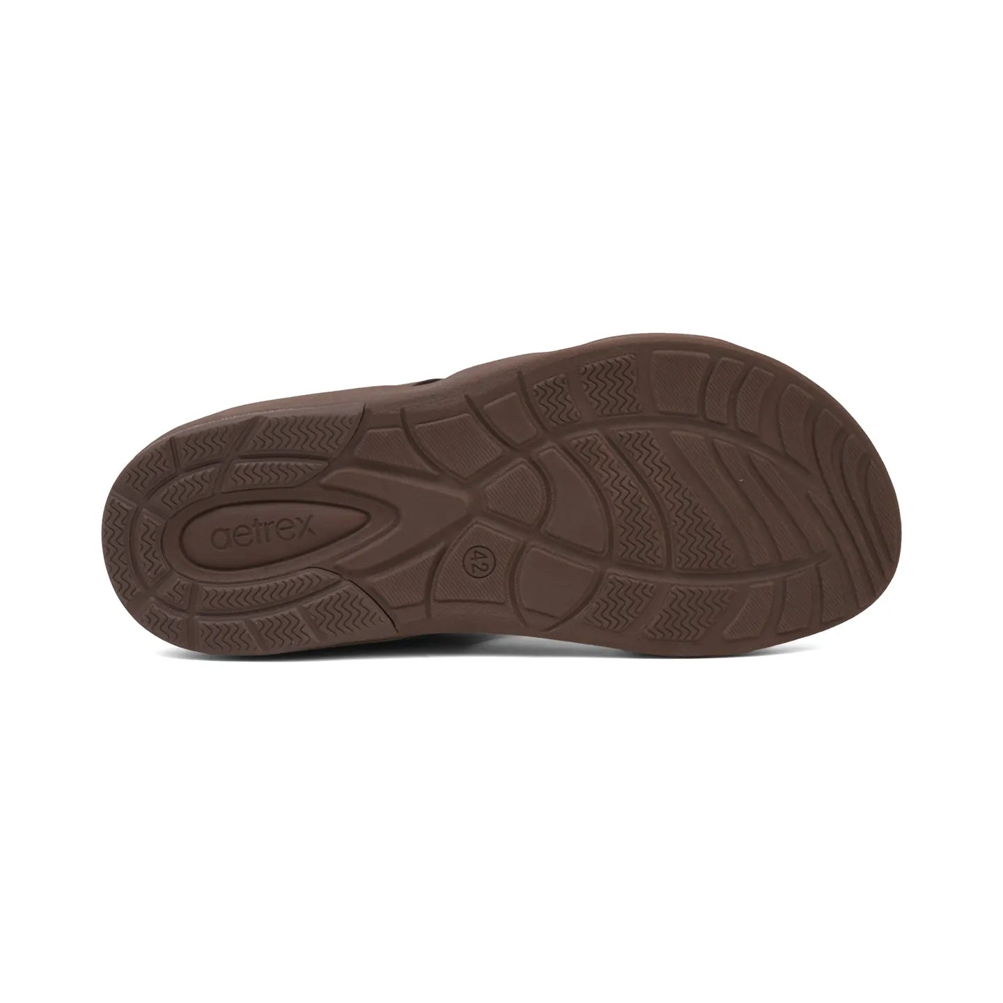Aetrex Premium Comfort Foot Bed Arabic Sandals Brown - Aetrex Middle East